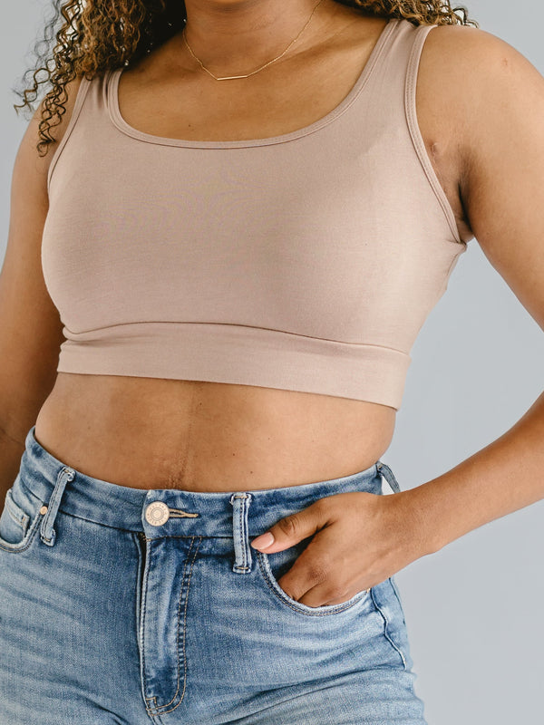 Classic Wide Strap Tank Halftee