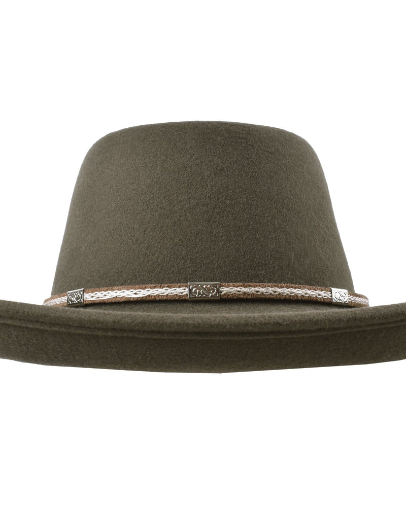 Outdoor Merino wool felt hat Rust