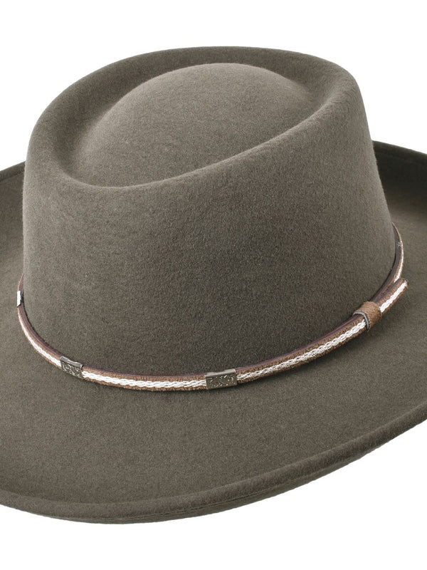 Outdoor Merino wool felt hat Rust