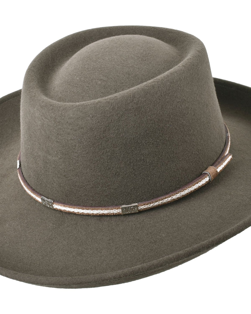 Outdoor Merino wool felt hat Rust
