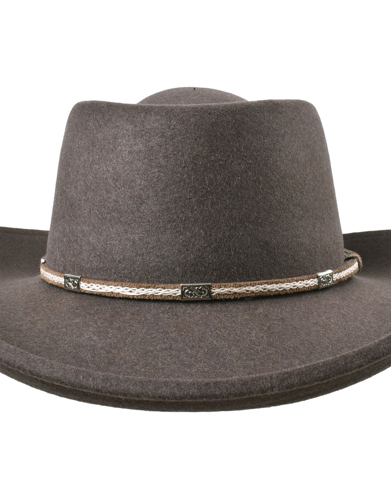 Outdoor Merino wool felt hat Rust